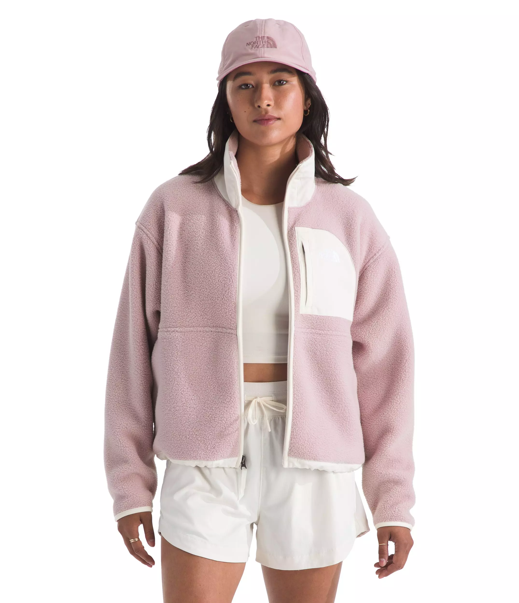 フェイスクリーム pink87 The North Face Yumiori Full-Zip Jacket Pink/White | Hibbett